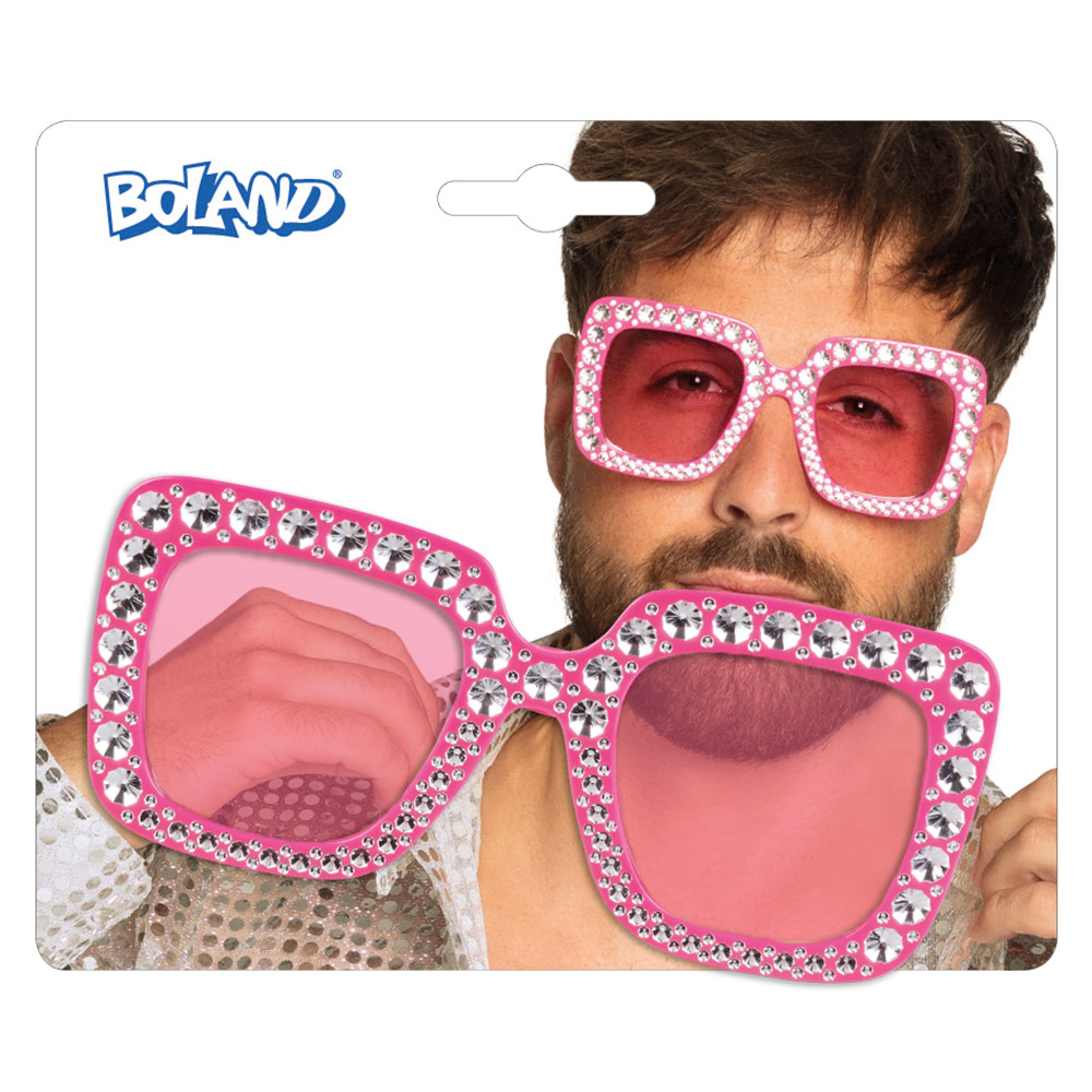 Partybril Bling bling roze UV