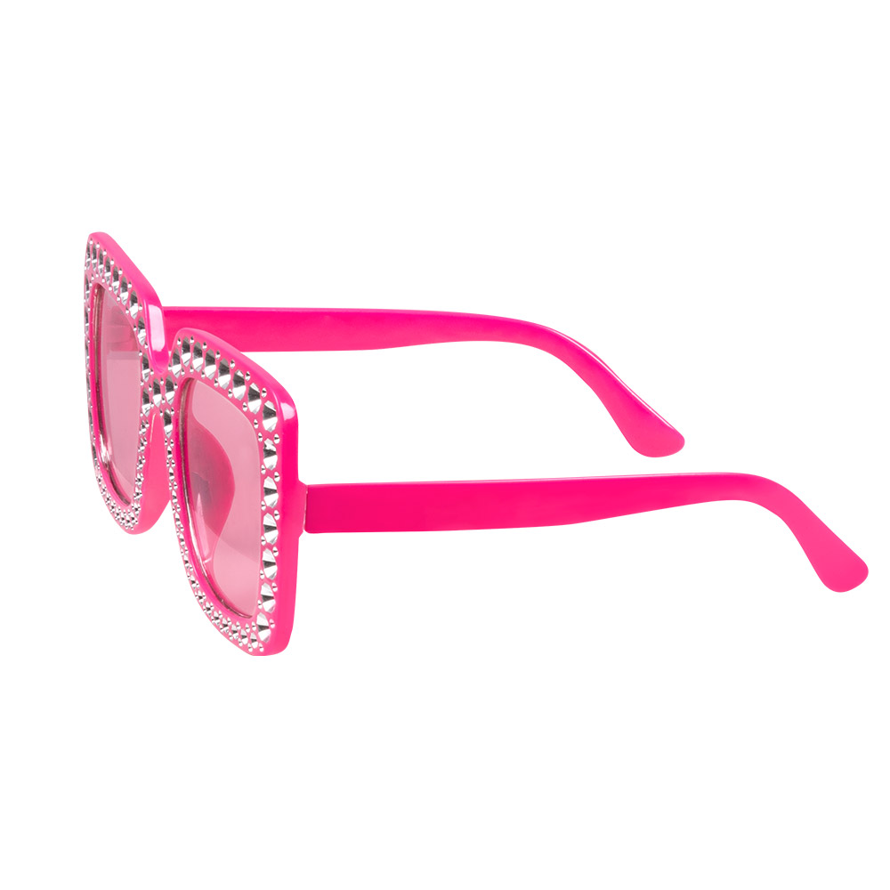 Partybril Bling bling roze UV