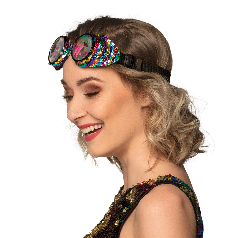 Partybril Mirage regenboog