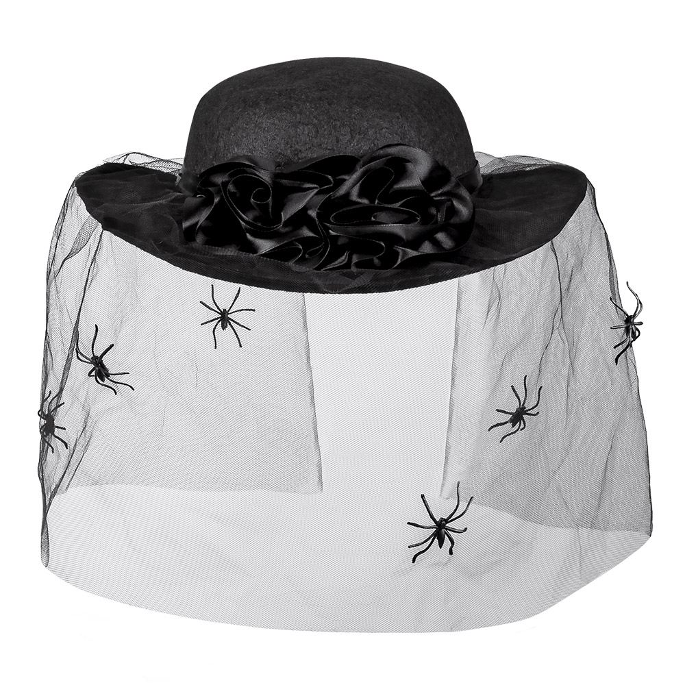 Hoed Spider widow met sluier