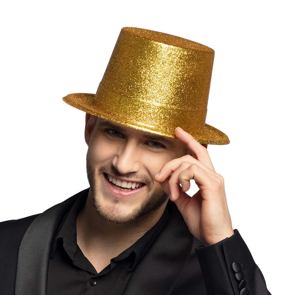 St. Hoed Glitter goud