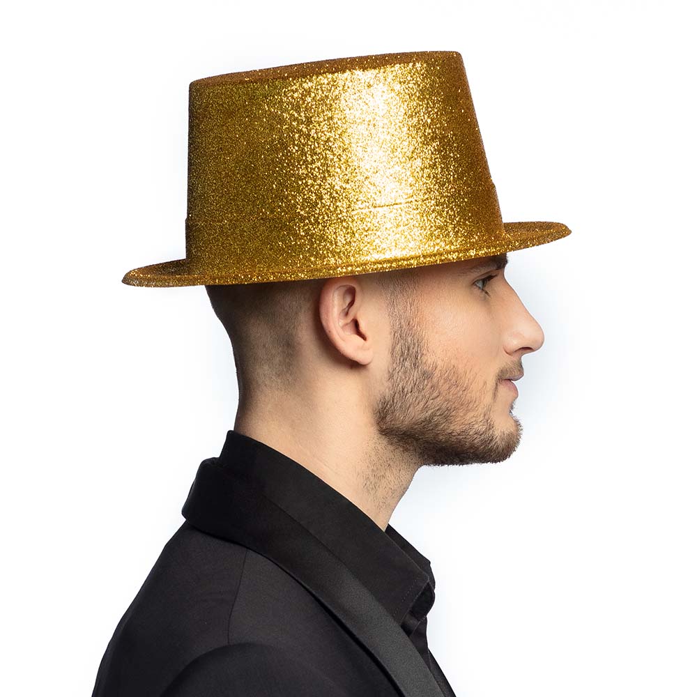 St. Hoed Glitter goud