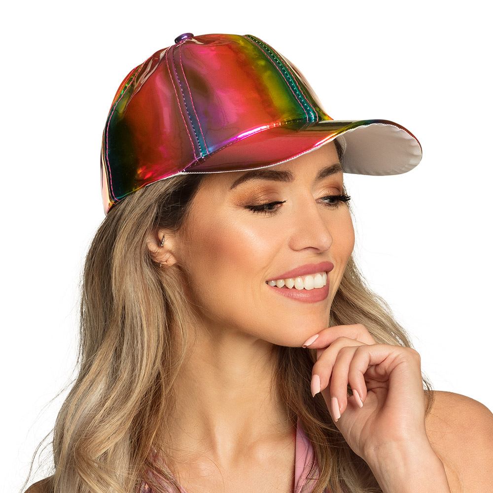 Pet Holo regenboog (verstelbaar)