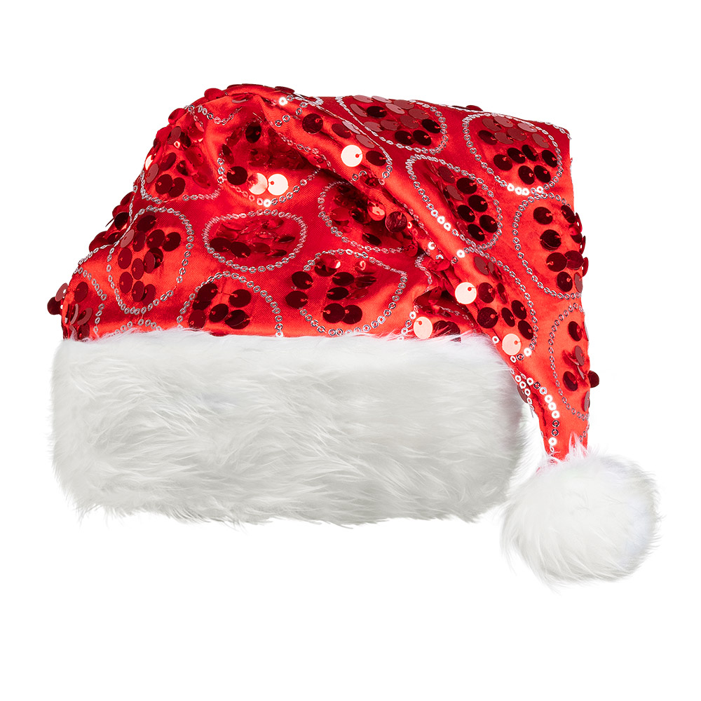 Kerstmuts Dangling 3 kleuren ass.