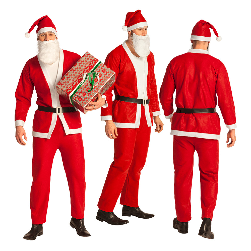 Volwassenenkostuum Kerstman promo (M/L)