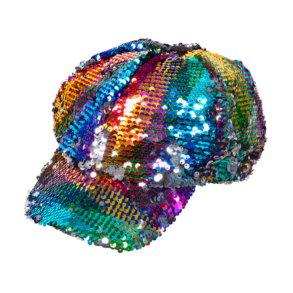 Pet Rainbow switch (omkeerbare pailletten regenboog/zilver)