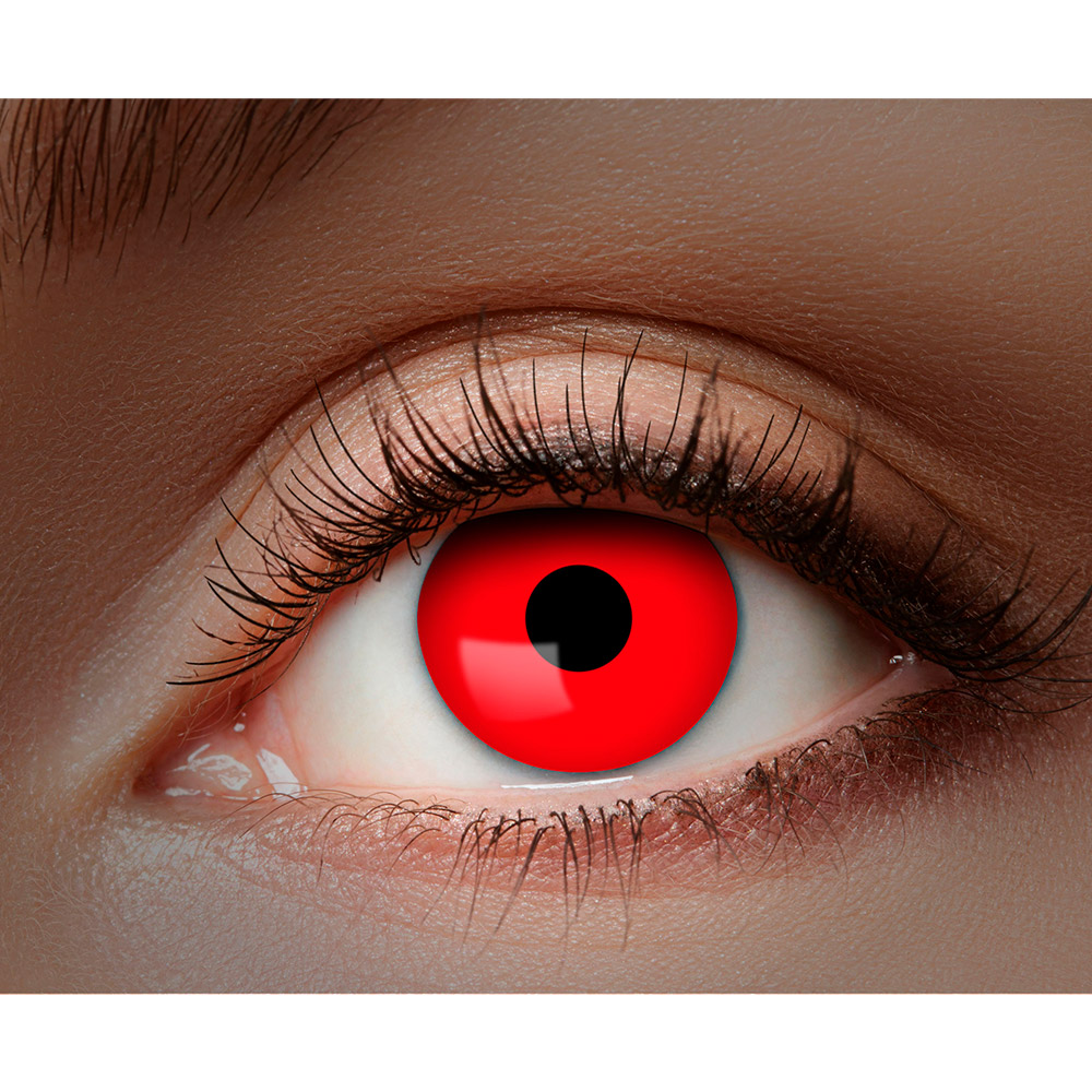 Paar maandlenzen UV flash rood