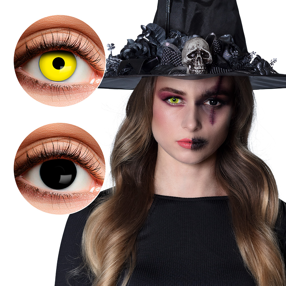 Paar 3-maands duolenzen Crazy witch