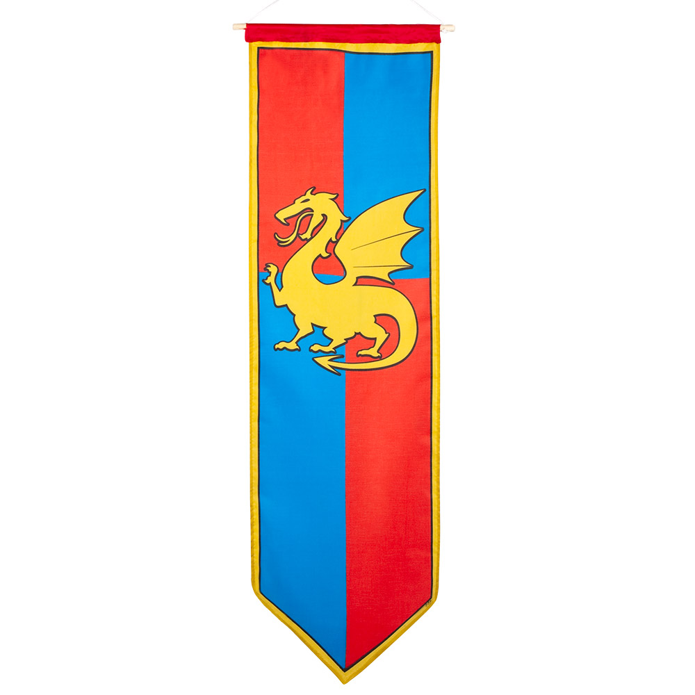Banier Knights & Dragons 2 ass. (100 x 30 cm)