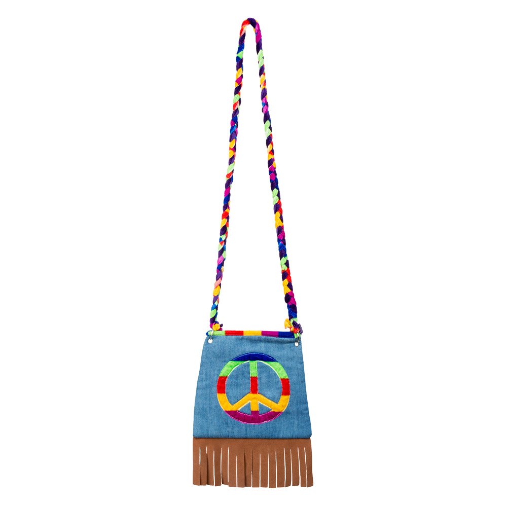 Schoudertasje Peace (19 x 19 cm)