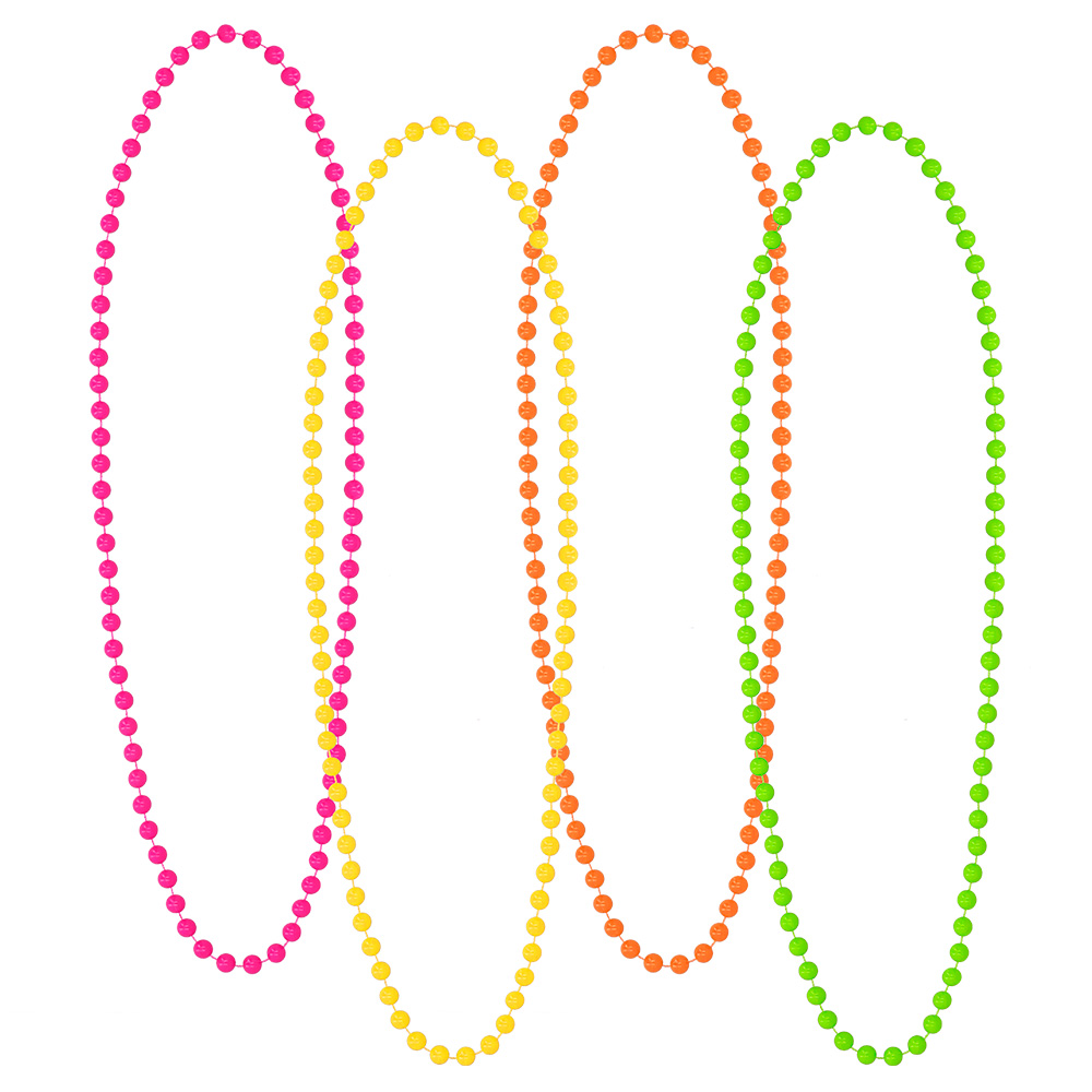 Set 80's UV (beenwarmers, armstukken, kettingen, armbanden en oorbellen)