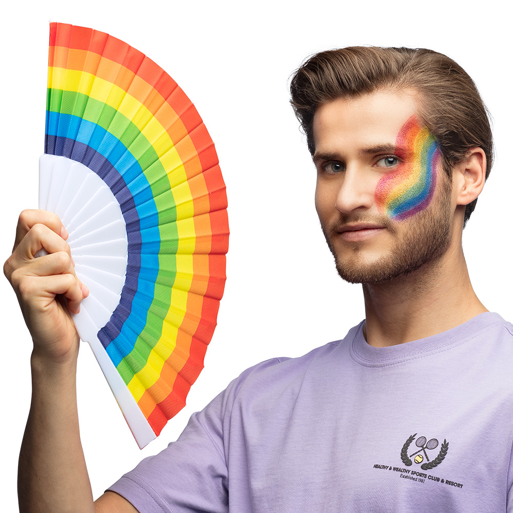 Set 6 waaiers Pride (23 cm)