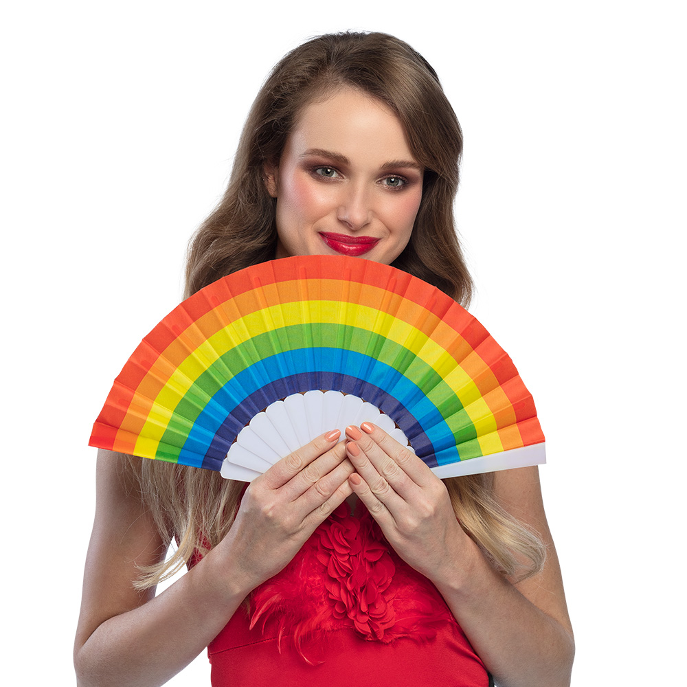 Set 6 waaiers Pride (23 cm)