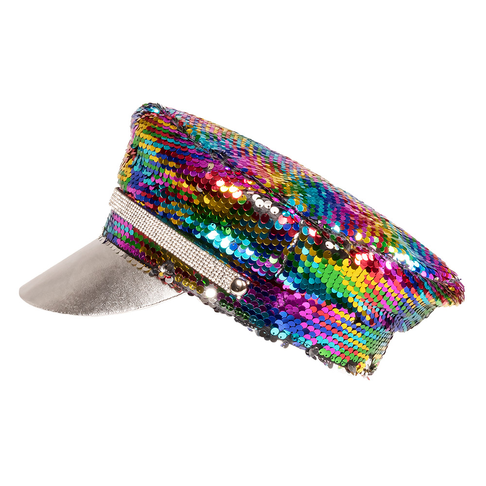 Pet Rainbow blast (omkeerbaar regenboog/zilver)