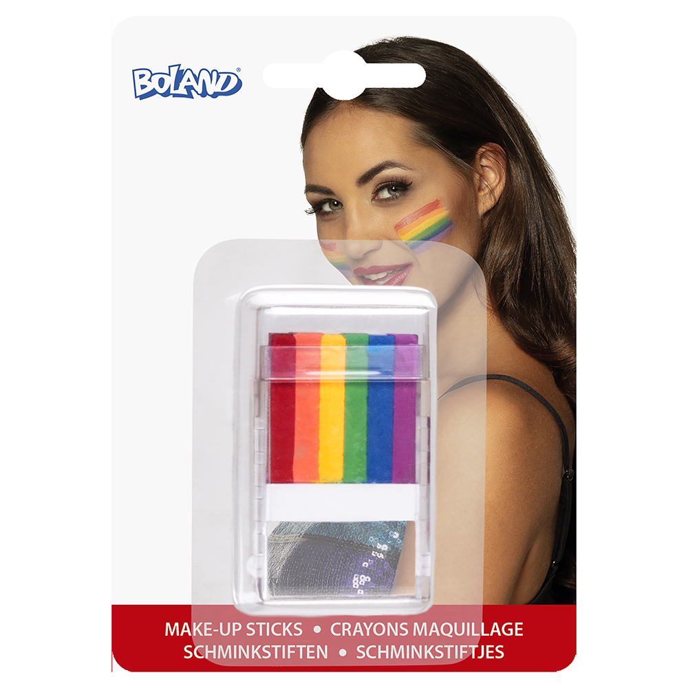 Schminkstift 6-in-1 Regenboog