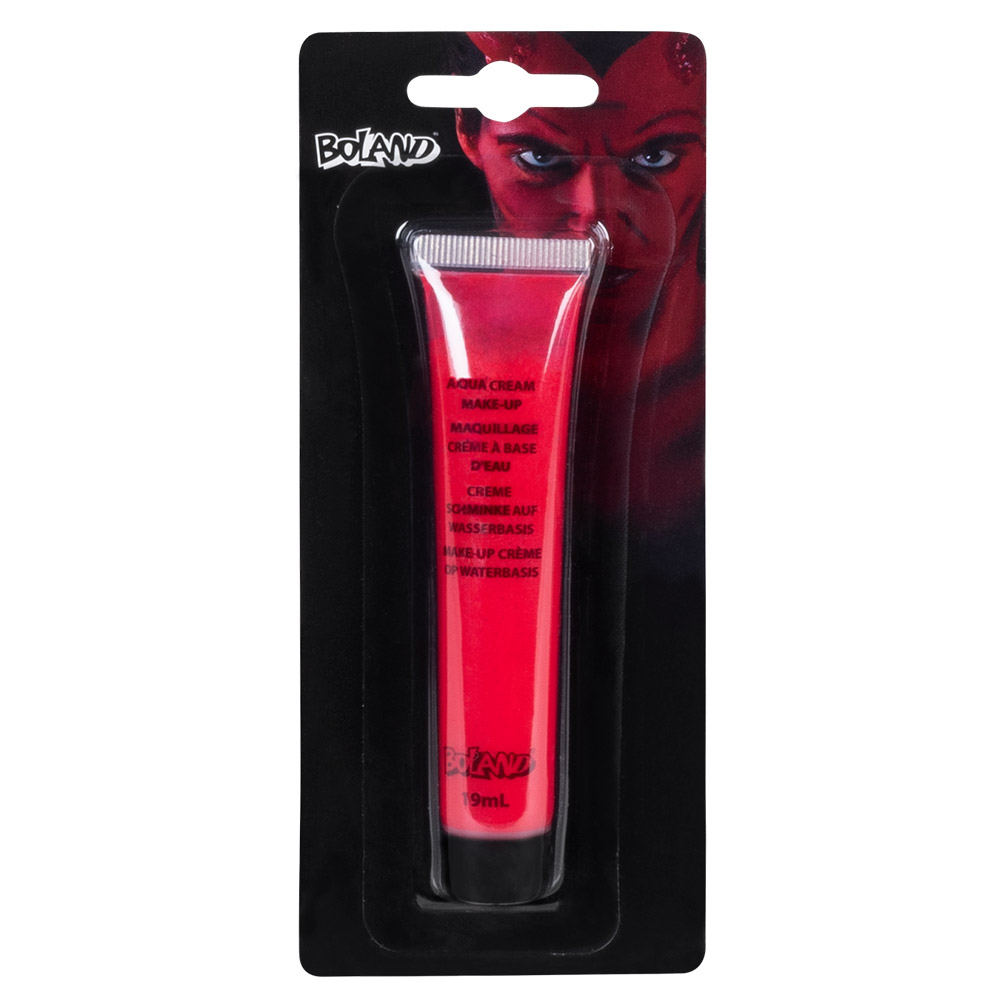 Tube schmink op waterbasis rood Halloween (19 ml)