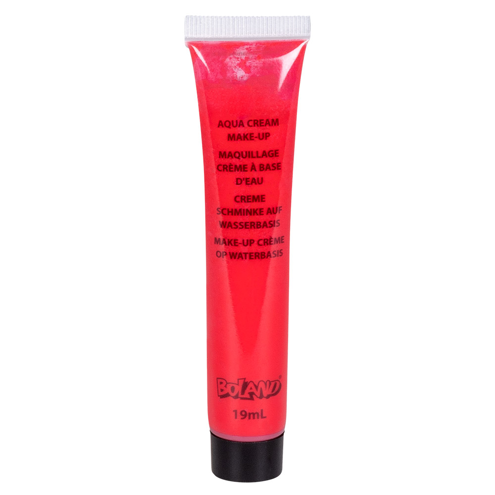 Tube schmink op waterbasis rood Halloween (19 ml)