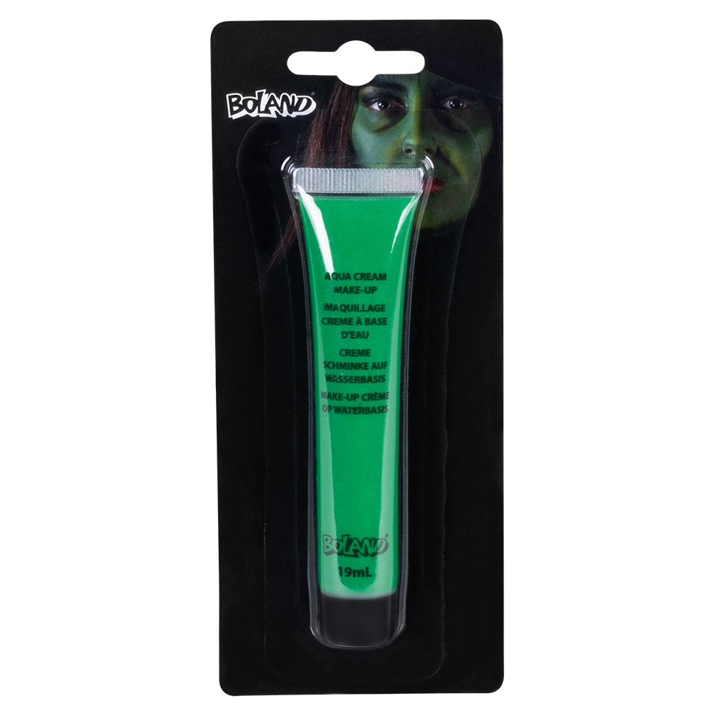 Tube schmink op waterbasis groen Halloween (19 ml)