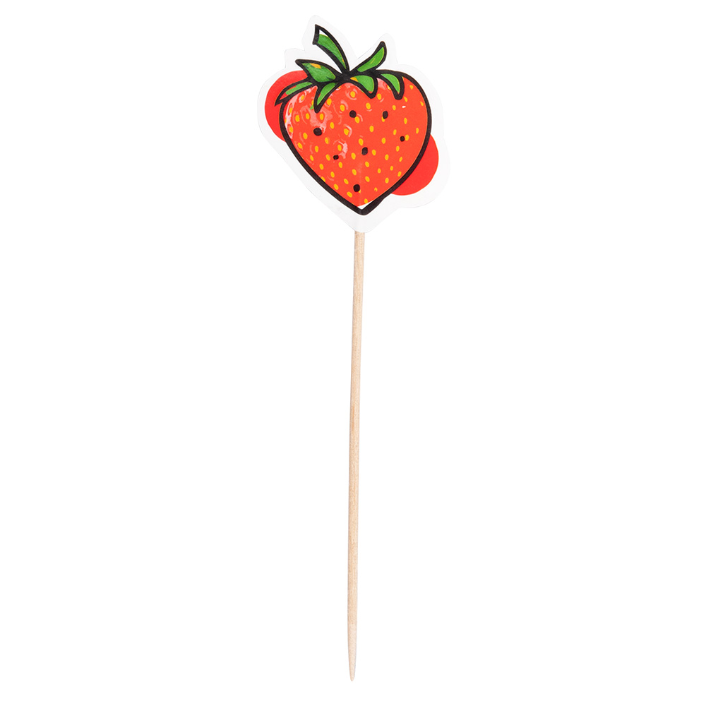 Set 12 cocktailprikkers Fruit (12 cm)