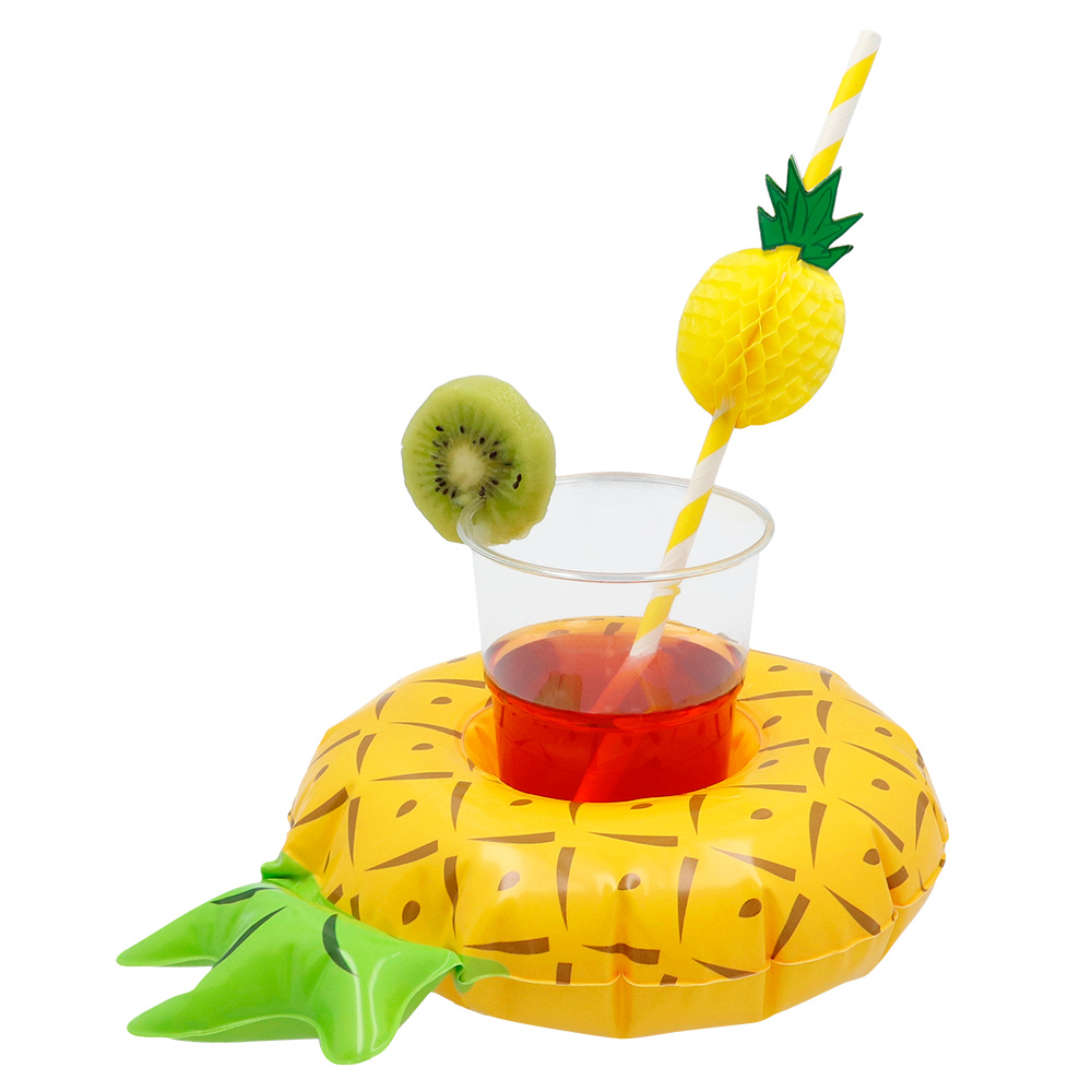 Opblaasbare bekerhouder Ananas (Ø 20 cm)