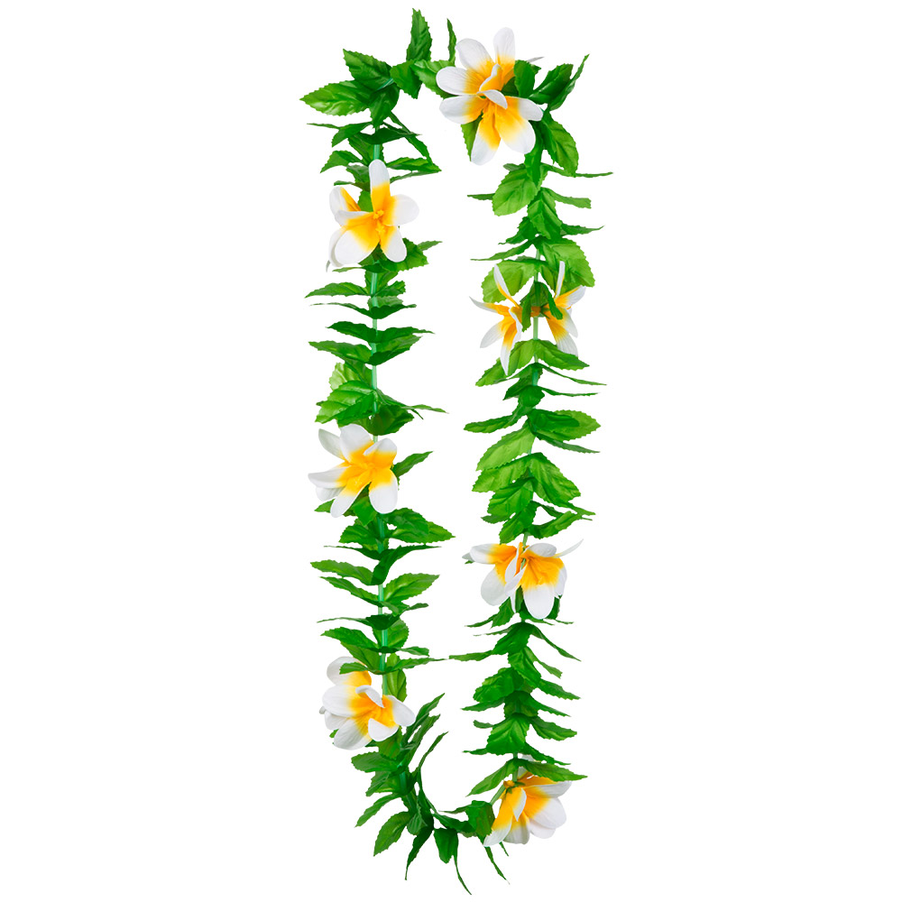 Hawaïkrans Lulani wit
