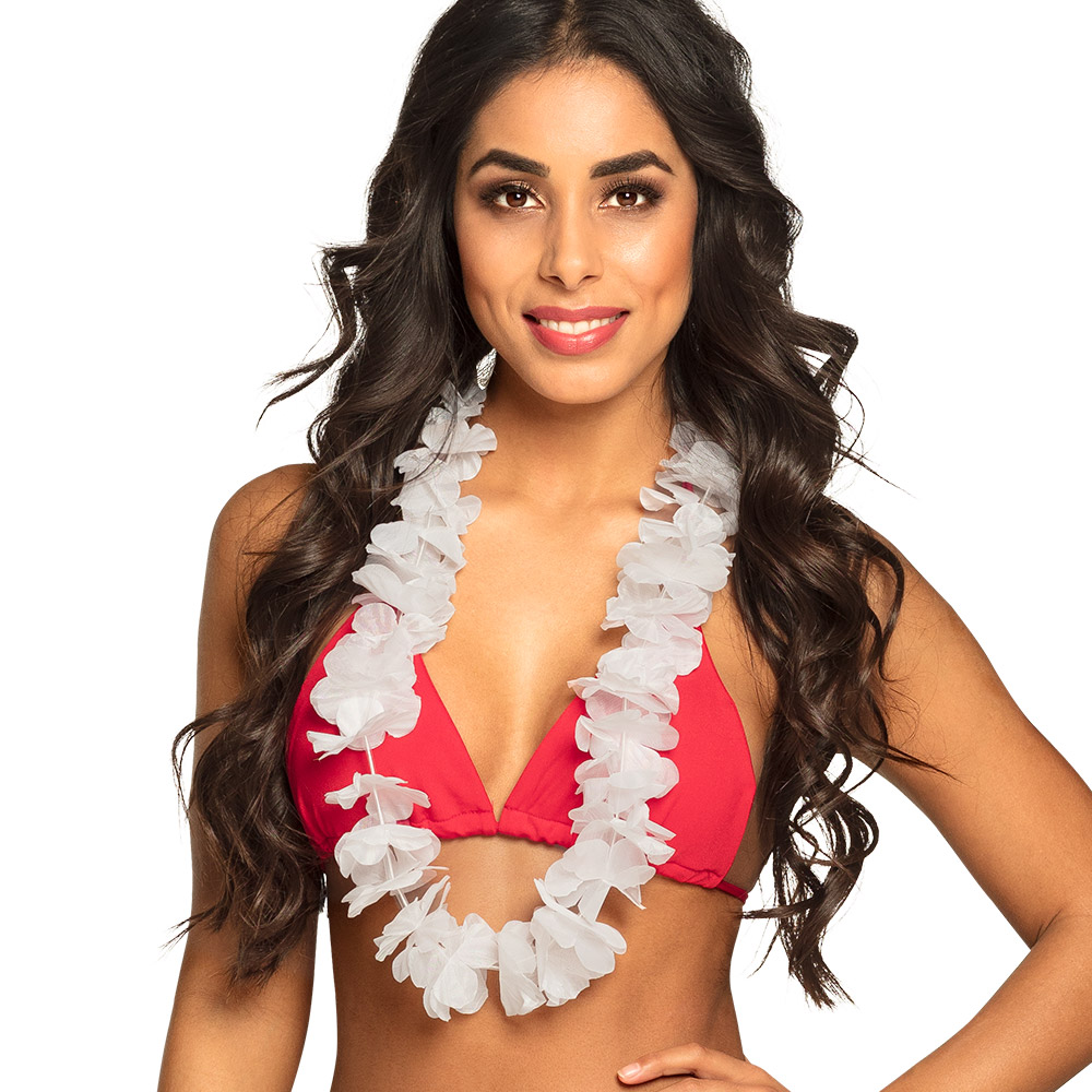 Hawaïkrans Ohana wit