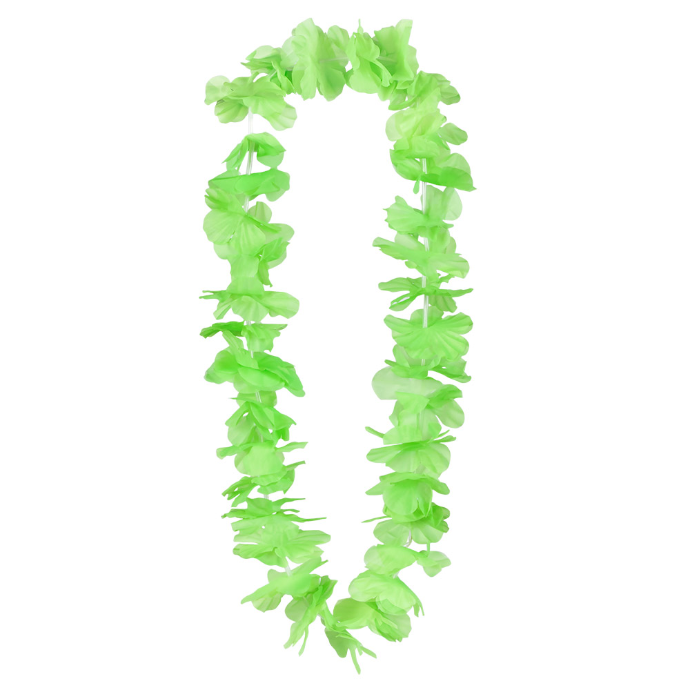 Hawaïkrans Ohana neongroen UV