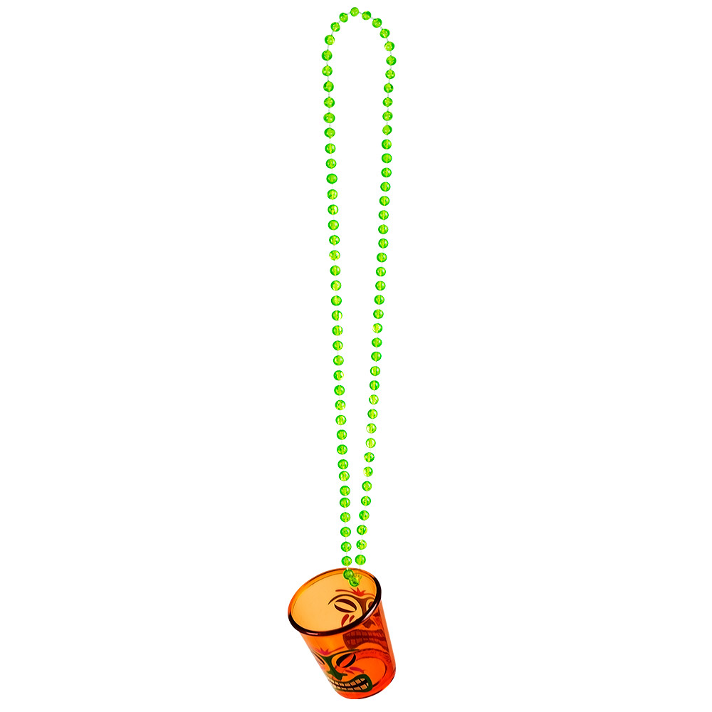 Ketting shotglaasje Hawaï 4 ass.