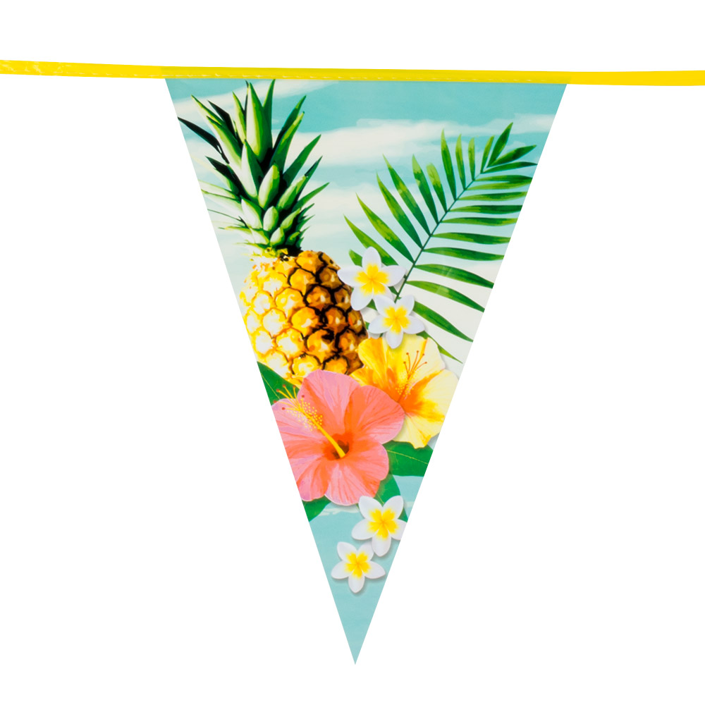 PE vlaggenlijn Paradise (36 x 25 cm)(6 m)