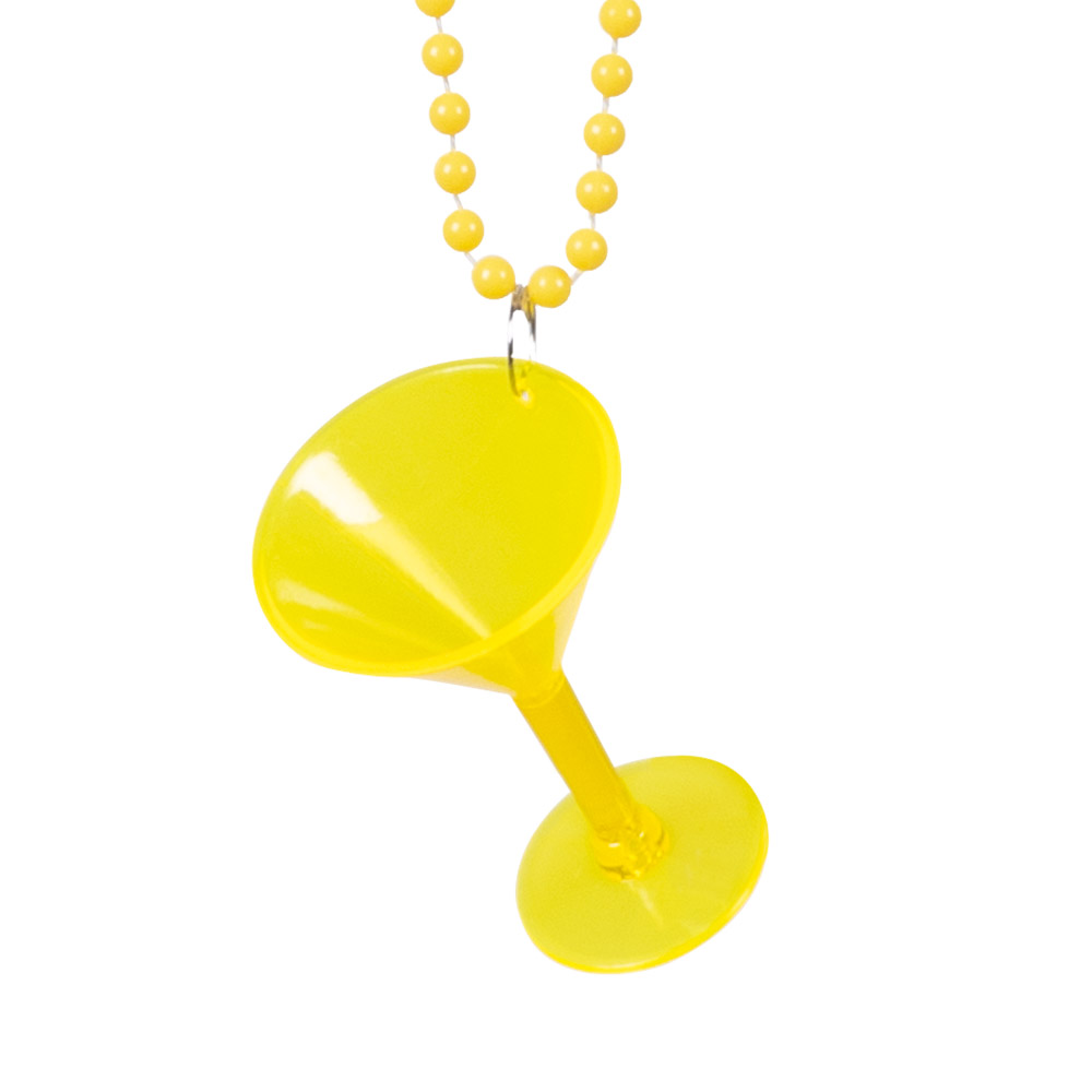 Ketting Cocktail shotglaasje 3 kleuren ass. UV