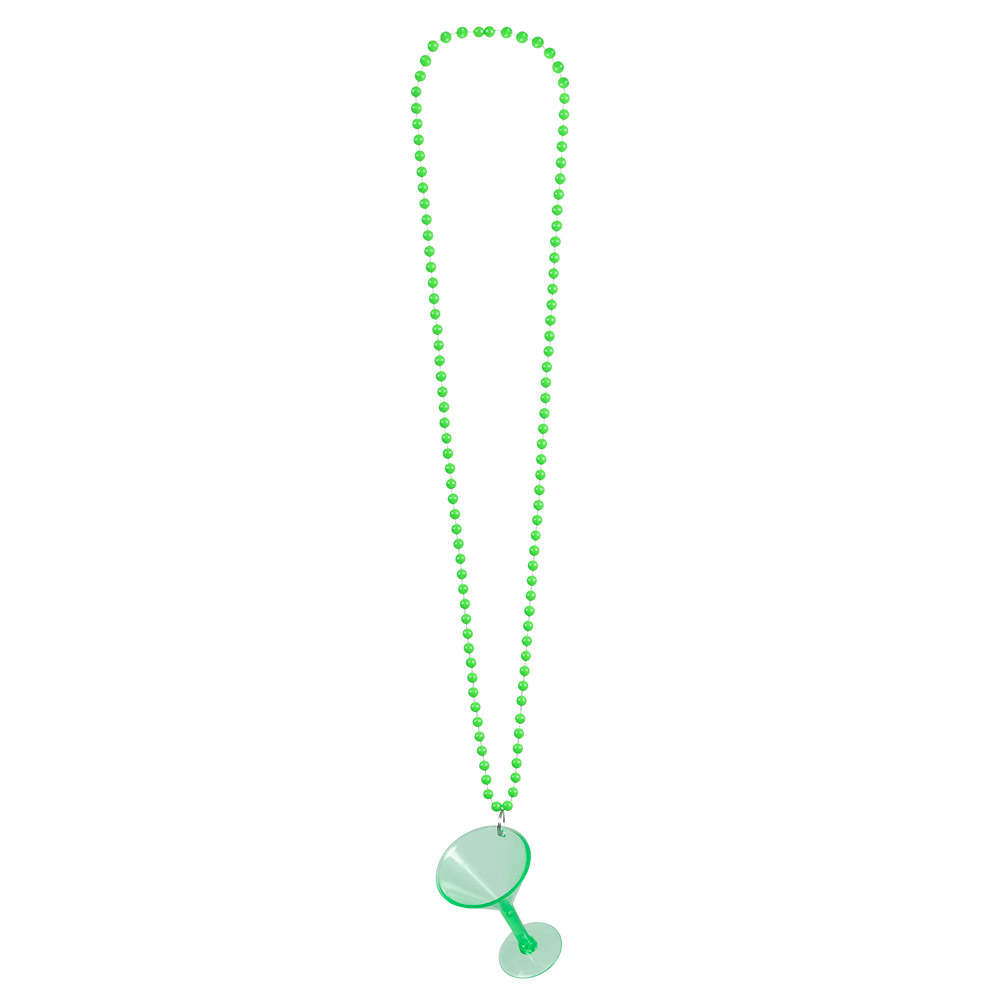 Ketting Cocktail shotglaasje 3 kleuren ass. UV