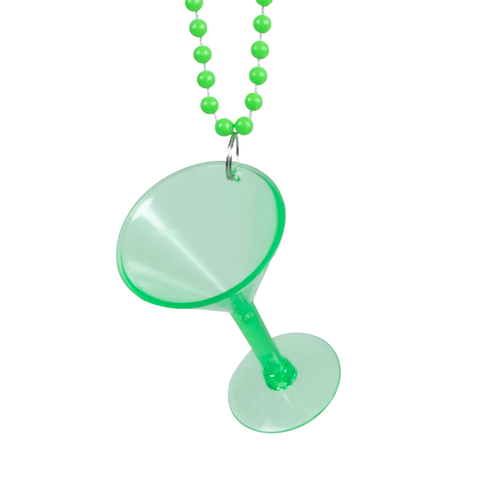 Ketting Cocktail shotglaasje 3 kleuren ass. UV
