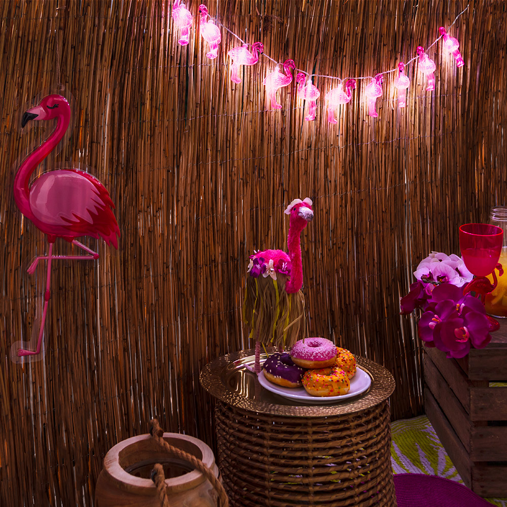 Decoratie Flamingo (35 x 16 cm)