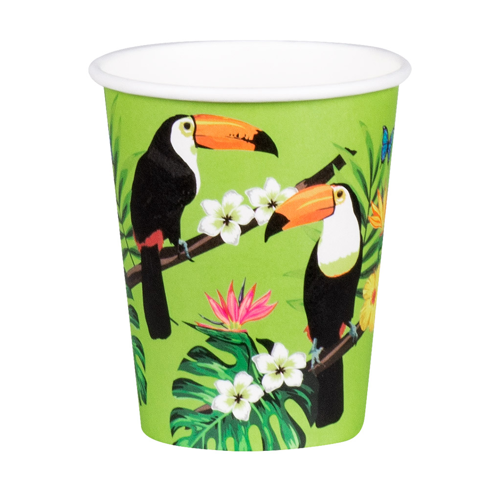Set 6 bekertjes Toekan (25 cl)