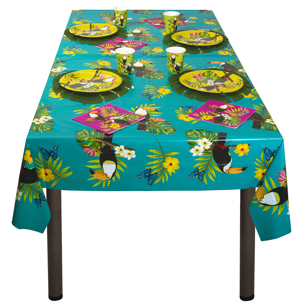 PE tafelkleed Toekan (130 x 180 cm)