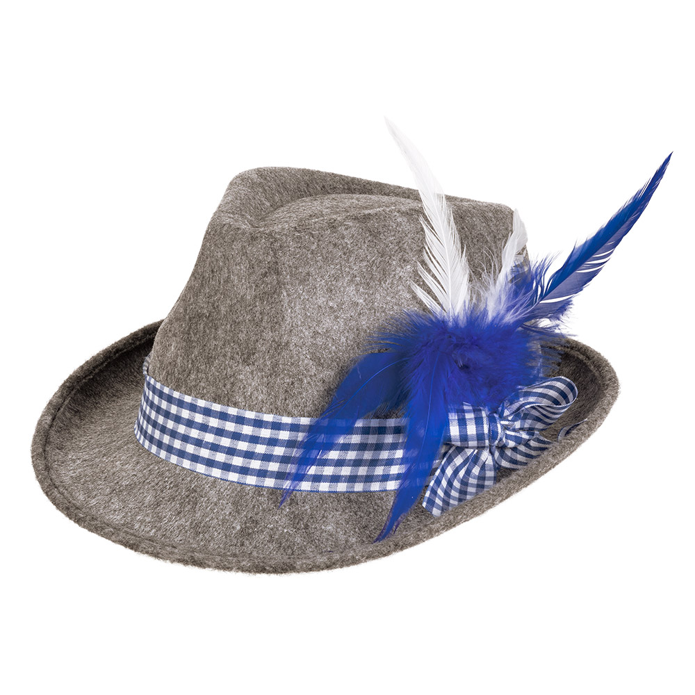 Hoed Wiesn blauw