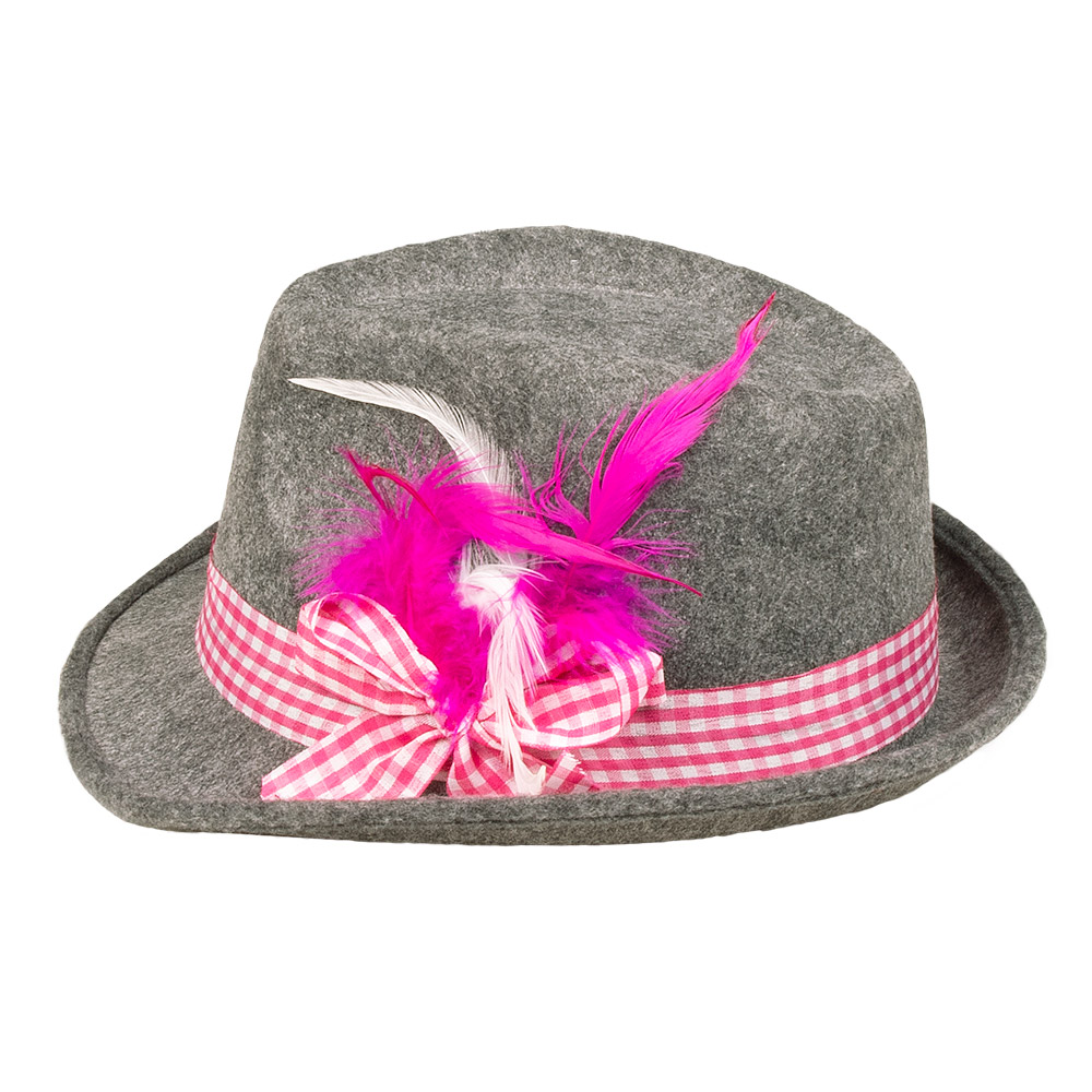 Hoed Wiesn roze