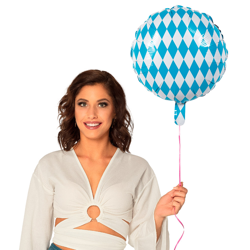 Folieballon Beieren dubbelzijdig (Ø 45 cm)