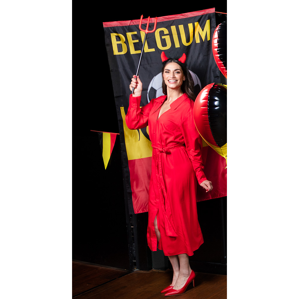 Polyester vlag 'Belgium' (90 x 150 cm)