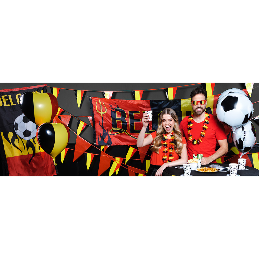 St. Folieballon Hart Belgie (40 x 45 cm)