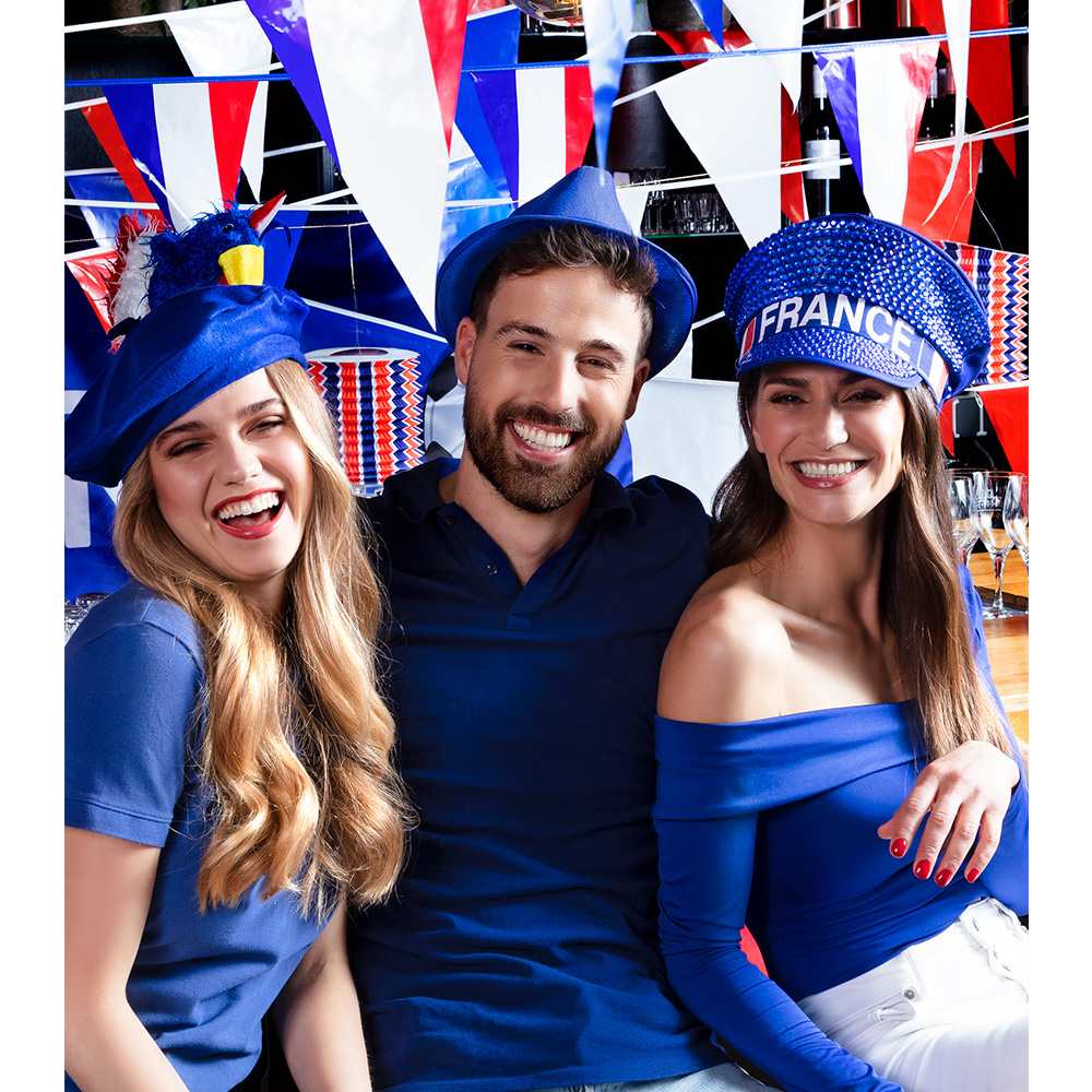 Baret Frankrijk blauw