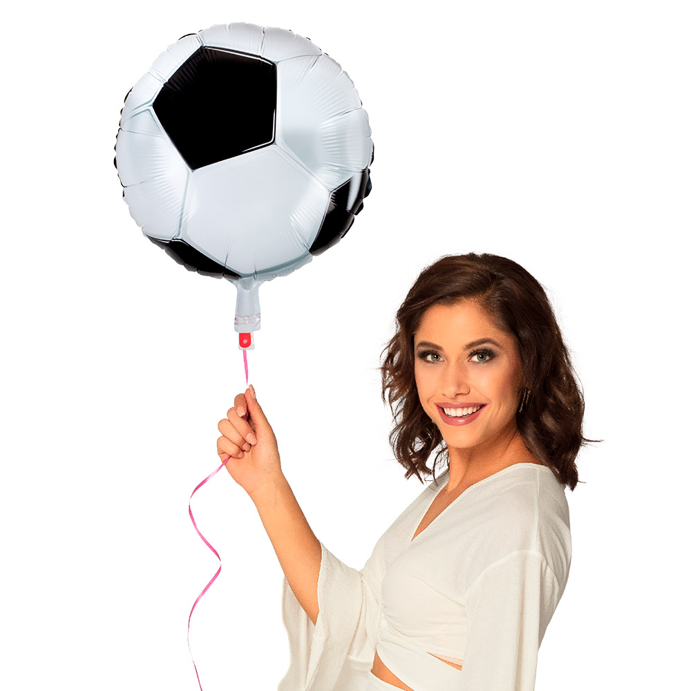 St. Folieballon Voetbal dubbelzijdig (Ø 45 cm)