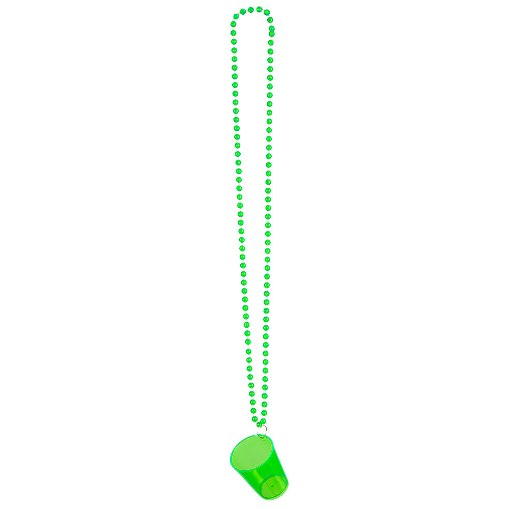 Ketting Shotglaasje 4 kleuren ass.