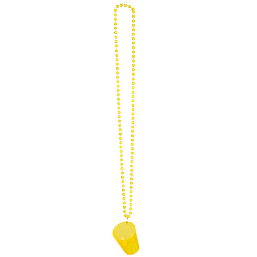 Ketting Shotglaasje 4 kleuren ass.