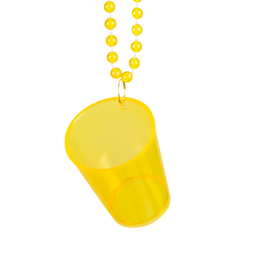Ketting Shotglaasje 4 kleuren ass.