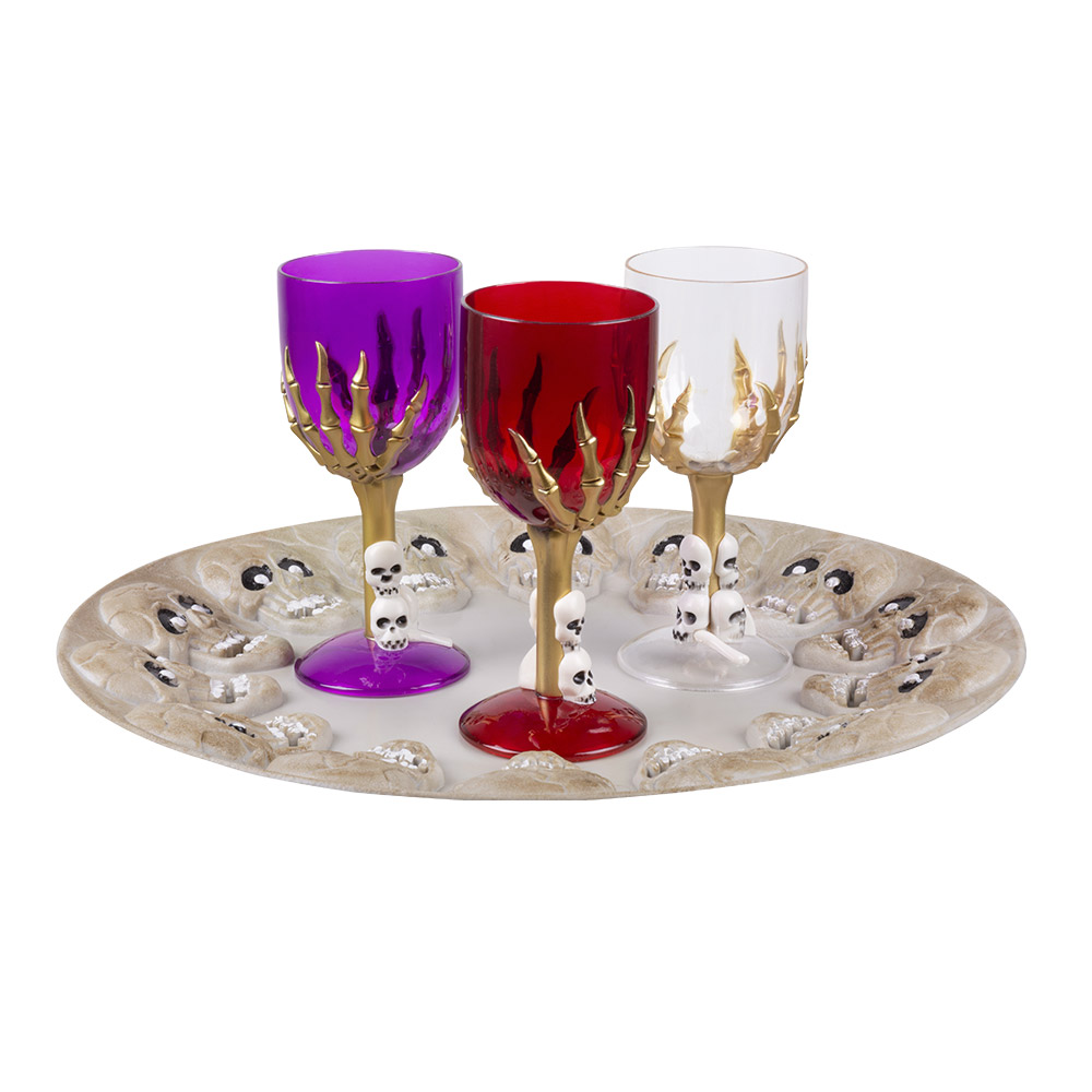 PE dienblad Schedels (38 x 40 cm)