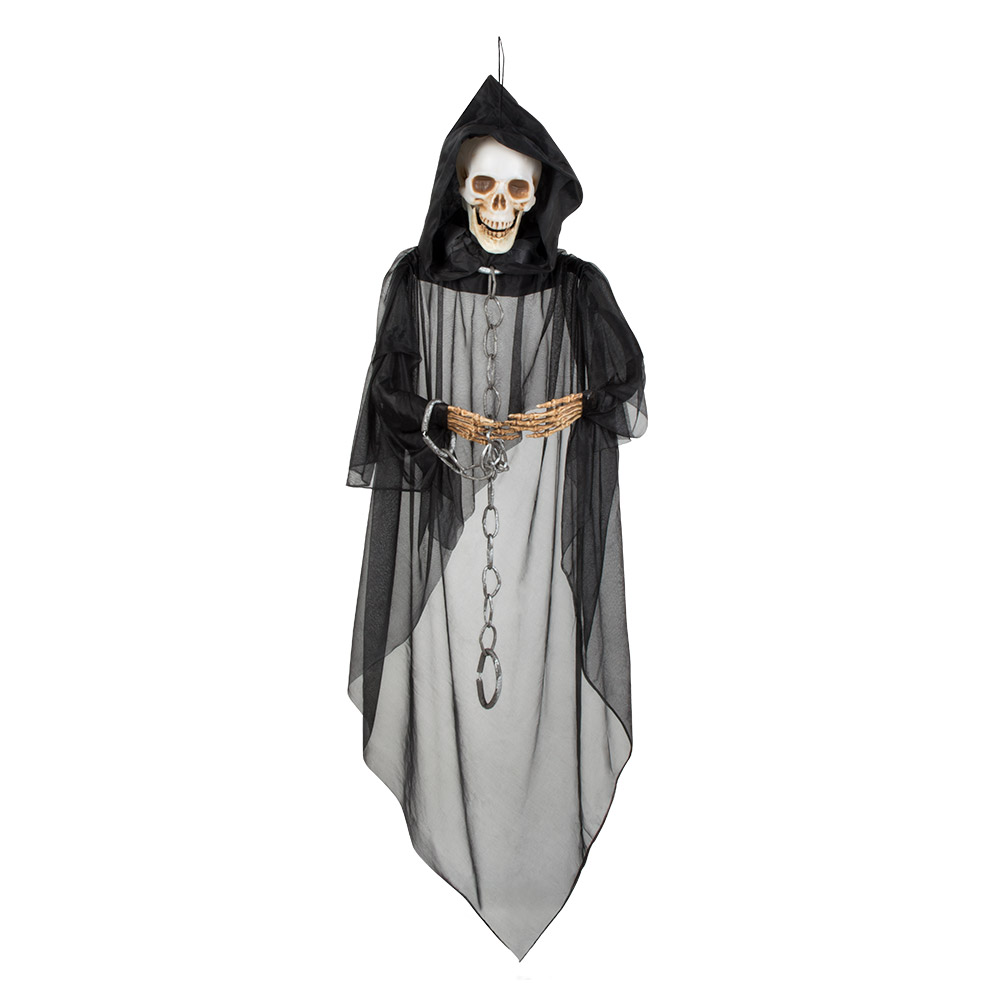 Hangdecoratie Geketend skelet (150 cm)