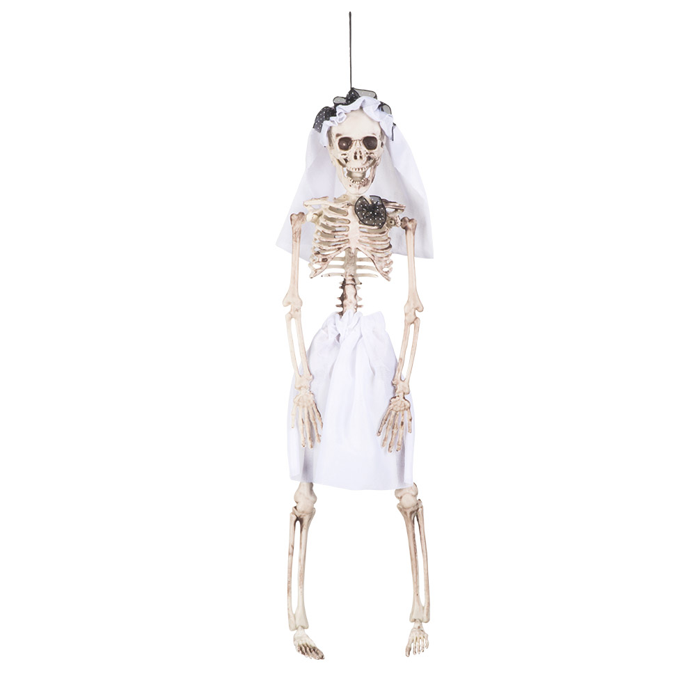 Hangdecoratie Skelet bruid (40 cm)