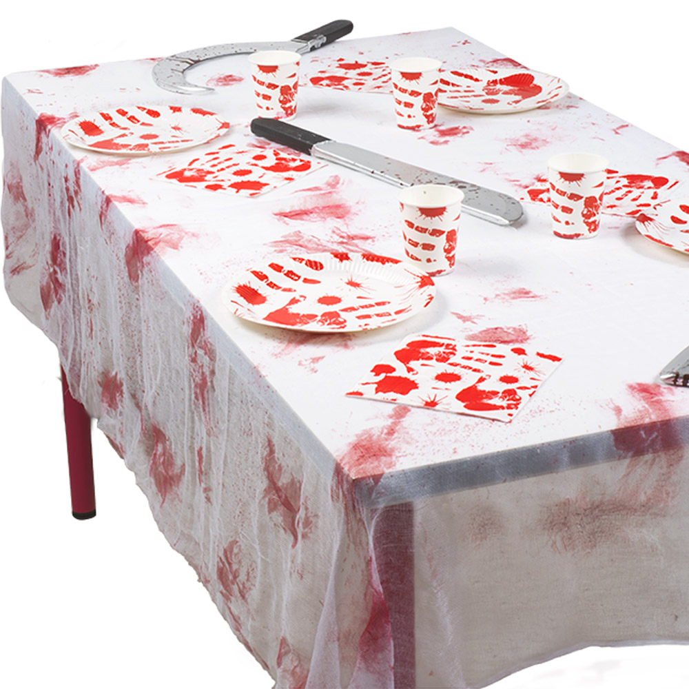 Polyester tafelkleed Bloody deluxe (150 x 180 cm)
