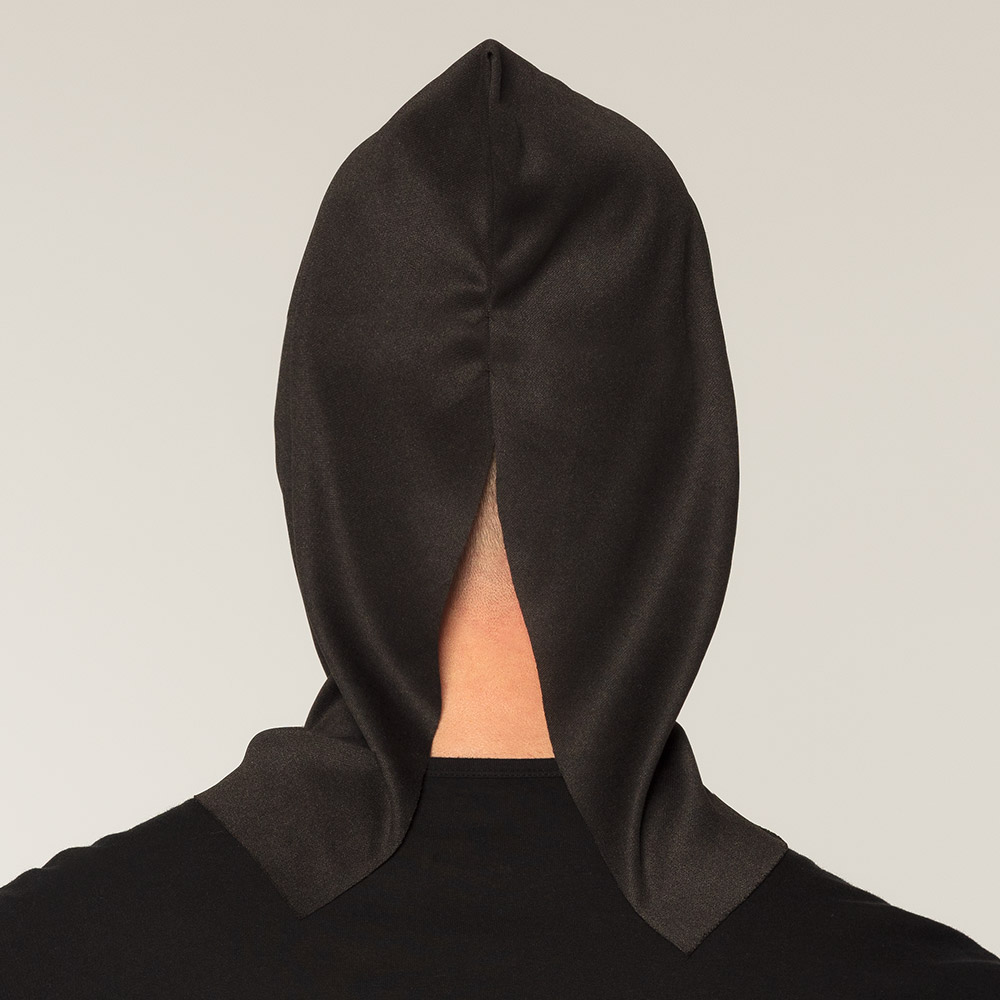 Gezichtsmasker Schedel met kap